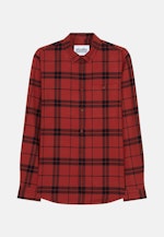 Regular Chemise casual Carreaux in Orange |  Seidensticker Onlineshop