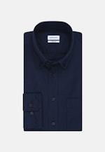 Oxford Casual Hemd in Regular mit Button-Down-Kragen in Dunkelblau |  Seidensticker Onlineshop