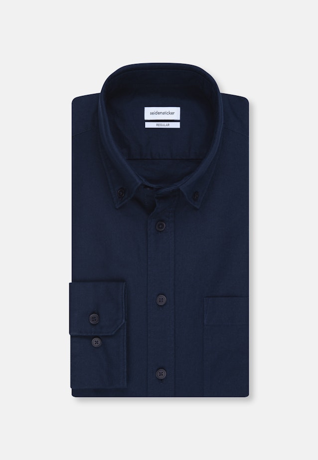 Regular Casual shirt Uni in Dark Blue |  Seidensticker Onlineshop