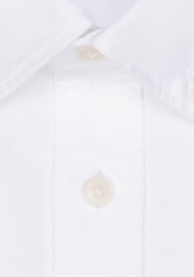 Chemise casual Regular Oxford Col Boutonné in Blanc |  Seidensticker Onlineshop