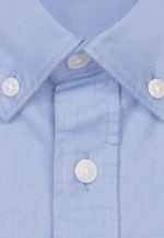 Regular Chemise décontractée Uni in Bleu Clair |  Seidensticker Onlineshop