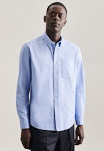 Regular Casual shirt Uni in Light Blue |  Seidensticker Onlineshop