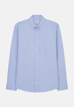 Regular Chemise décontractée Uni in Bleu Clair |  Seidensticker Onlineshop