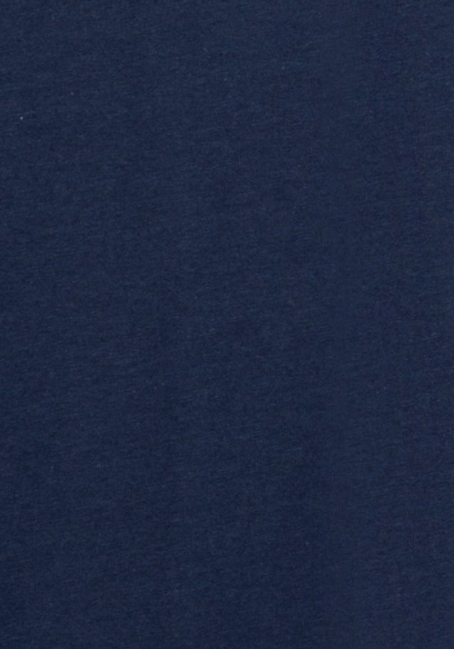Pyjama Oberteil aus Baumwollmischung in Dunkelblau |  Seidensticker Onlineshop