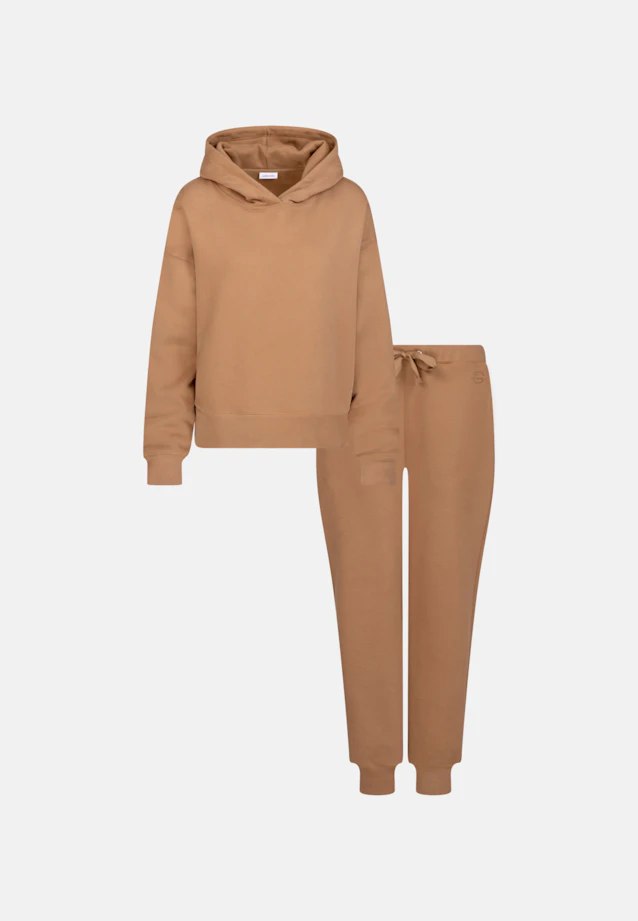 Regular Loungewear-Set Uni in Braun |  Seidensticker Onlineshop