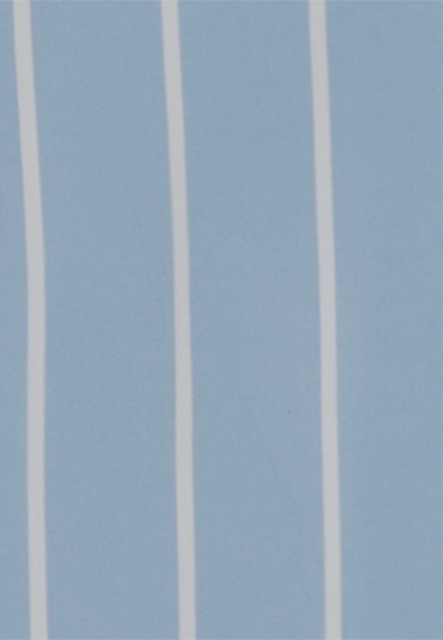 Lange mouwen Popeline Longblouse in Lichtblauw |  Seidensticker Onlineshop