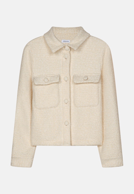 Women Regular fit Jacket ecru Seidensticker