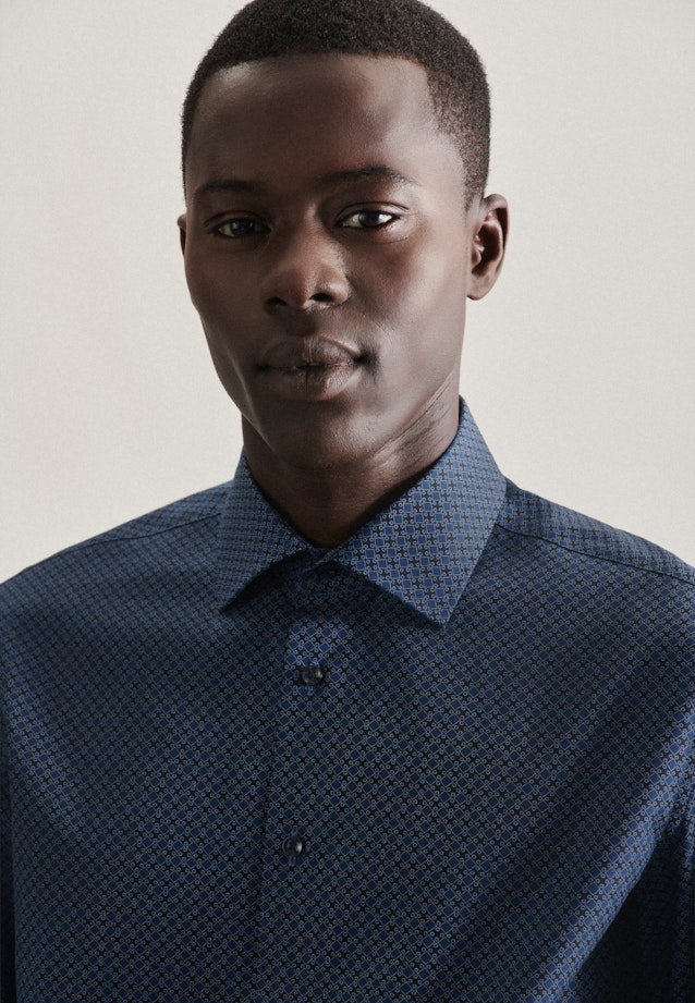 Slim Chemise d'affaires Imprimé in Bleu Foncé |  Seidensticker Onlineshop
