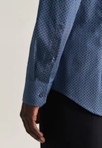 Slim Business Hemd Druck in Dunkelblau |  Seidensticker Onlineshop