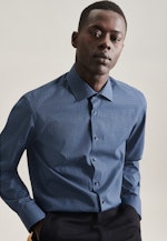 Slim Chemise d'affaires Imprimé in Bleu Foncé |  Seidensticker Onlineshop