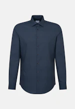 Slim Business Hemd Druck in Dunkelblau |  Seidensticker Onlineshop