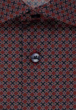 Slim Business Hemd Druck in Rot |  Seidensticker Onlineshop