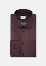 Slim Business Hemd Druck in Rot |  Seidensticker Onlineshop