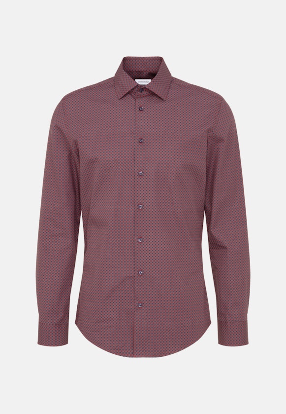 Slim Business shirt Print in Red |  Seidensticker Onlineshop