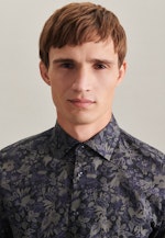 Slim Business Hemd Floral in Grau |  Seidensticker Onlineshop