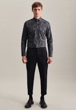 Slim Business Hemd Floral in Grau |  Seidensticker Onlineshop