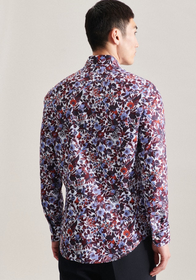 Slim Business Hemd Floral in Rot | Seidensticker Onlineshop