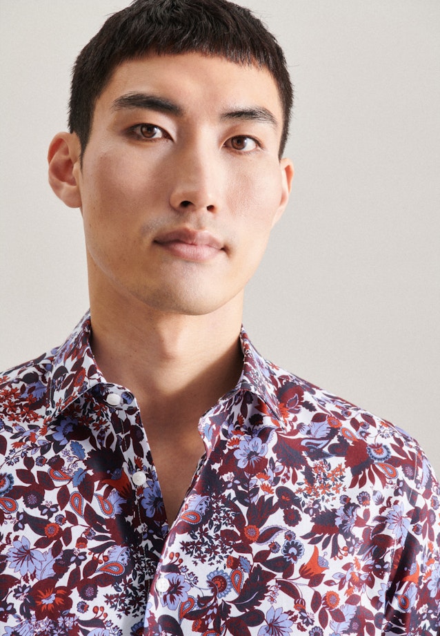 Slim Business shirt Floral in Red |  Seidensticker Onlineshop