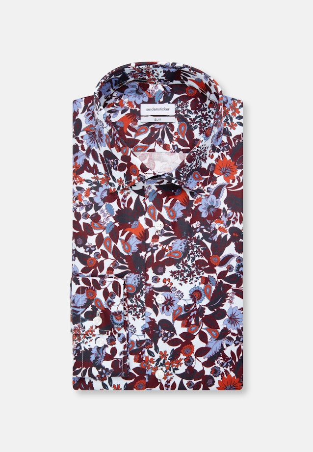Slim Business shirt Floral in Red |  Seidensticker Onlineshop