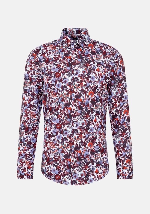 Slim Business Hemd Floral in Rot | Seidensticker Onlineshop