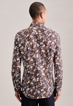 Slim Business Hemd Floral in Braun |  Seidensticker Onlineshop