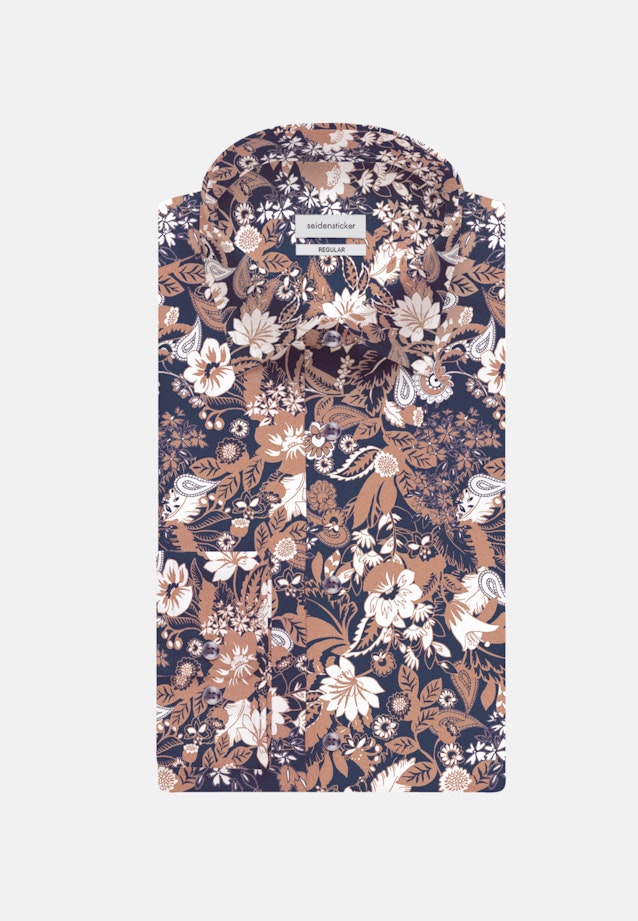 Slim prodtyp Floral in Braun |  Seidensticker Onlineshop
