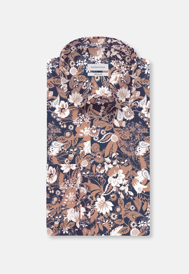 Slim Business Hemd Floral in Braun |  Seidensticker Onlineshop