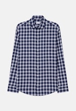 Shaped Business shirt Check in Dark Blue |  Seidensticker Onlineshop