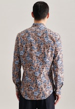 Shaped Chemise d'affaires Imprimé in Marron |  Seidensticker Onlineshop