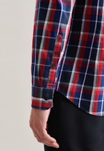 X-Slim Chemise d'affaires carreaux in Bleu Foncé |  Seidensticker Onlineshop