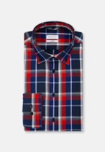 X-Slim Chemise d'affaires carreaux in Bleu Foncé |  Seidensticker Onlineshop