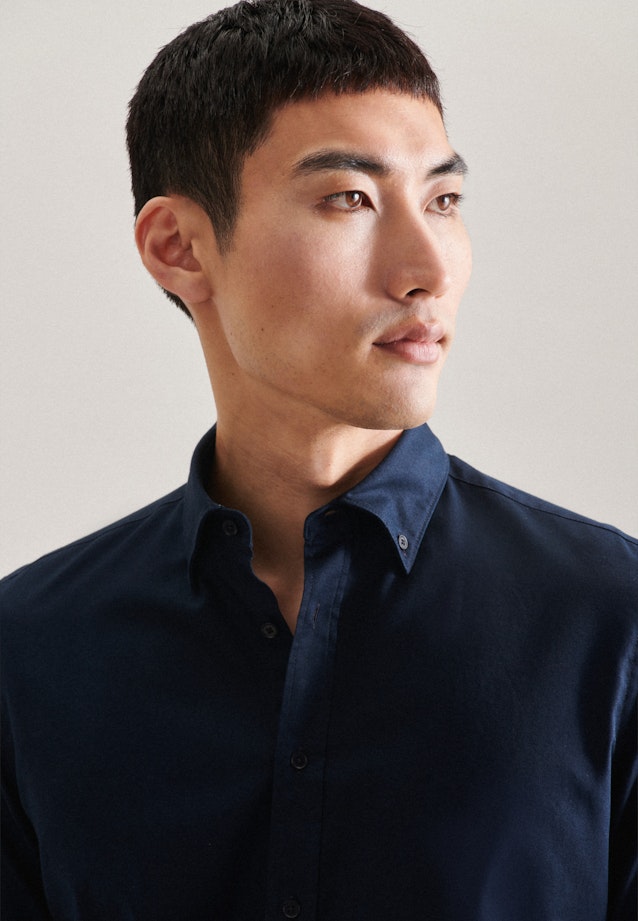 X-Slim Business Hemd Uni in Dunkelblau |  Seidensticker Onlineshop