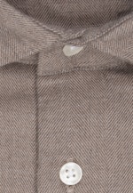 Regular Business Hemd Streifen in Braun |  Seidensticker Onlineshop