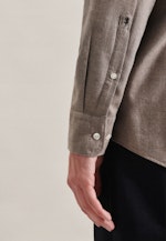 Regular Business Hemd Streifen in Braun |  Seidensticker Onlineshop