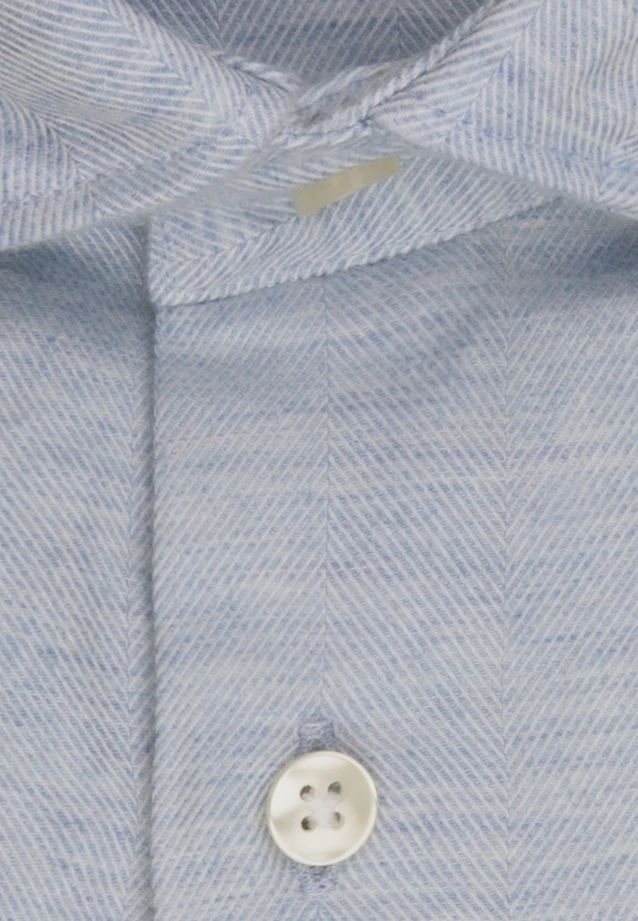 Regular Business Hemd Streifen in Hellblau |  Seidensticker Onlineshop