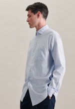 Regular Chemise d'affaires rayures in Bleu Clair |  Seidensticker Onlineshop