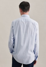 Regular Chemise d'affaires rayures in Bleu Clair |  Seidensticker Onlineshop