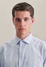 Regular Chemise d'affaires rayures in Bleu Clair |  Seidensticker Onlineshop