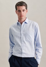 Regular Chemise d'affaires rayures in Bleu Clair |  Seidensticker Onlineshop