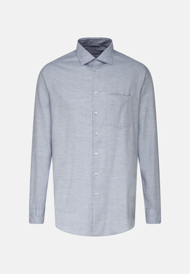 Regular Business Hemd Streifen in Hellblau |  Seidensticker Onlineshop