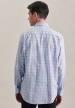 Regular Business Hemd Karo in Hellblau |  Seidensticker Onlineshop