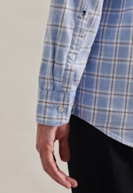 Regular Business Hemd Karo in Hellblau |  Seidensticker Onlineshop