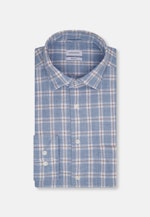 Regular Business Hemd Karo in Hellblau |  Seidensticker Onlineshop