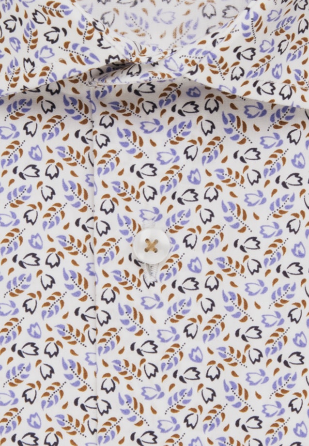 Slim Business Hemd Druck in Braun |  Seidensticker Onlineshop