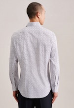 Slim Business Hemd Druck in Braun |  Seidensticker Onlineshop