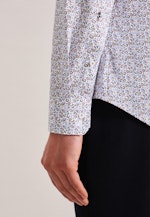 Slim Business Hemd Druck in Braun |  Seidensticker Onlineshop