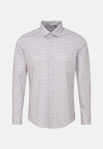 Slim Business Hemd Druck in Braun |  Seidensticker Onlineshop