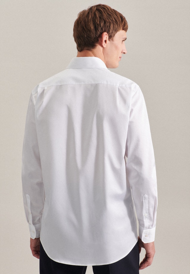 Regular Business Hemd Uni in Weiß |  Seidensticker Onlineshop