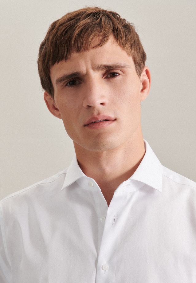 Regular Business Hemd Uni in Weiß |  Seidensticker Onlineshop