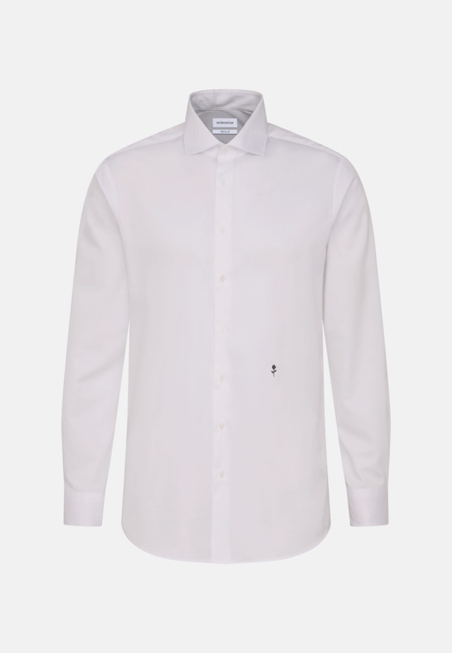 Regular Business Hemd Uni in Weiß |  Seidensticker Onlineshop